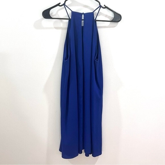 She & Sky royal blue subtle cutout shift dress size small - Picture 4 of 7